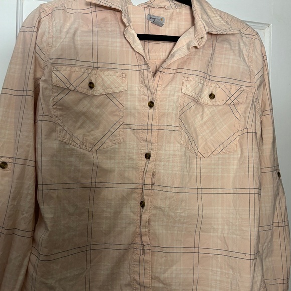 Carhartt Pink Casual Shirt Size Large - Picture 1 of 9